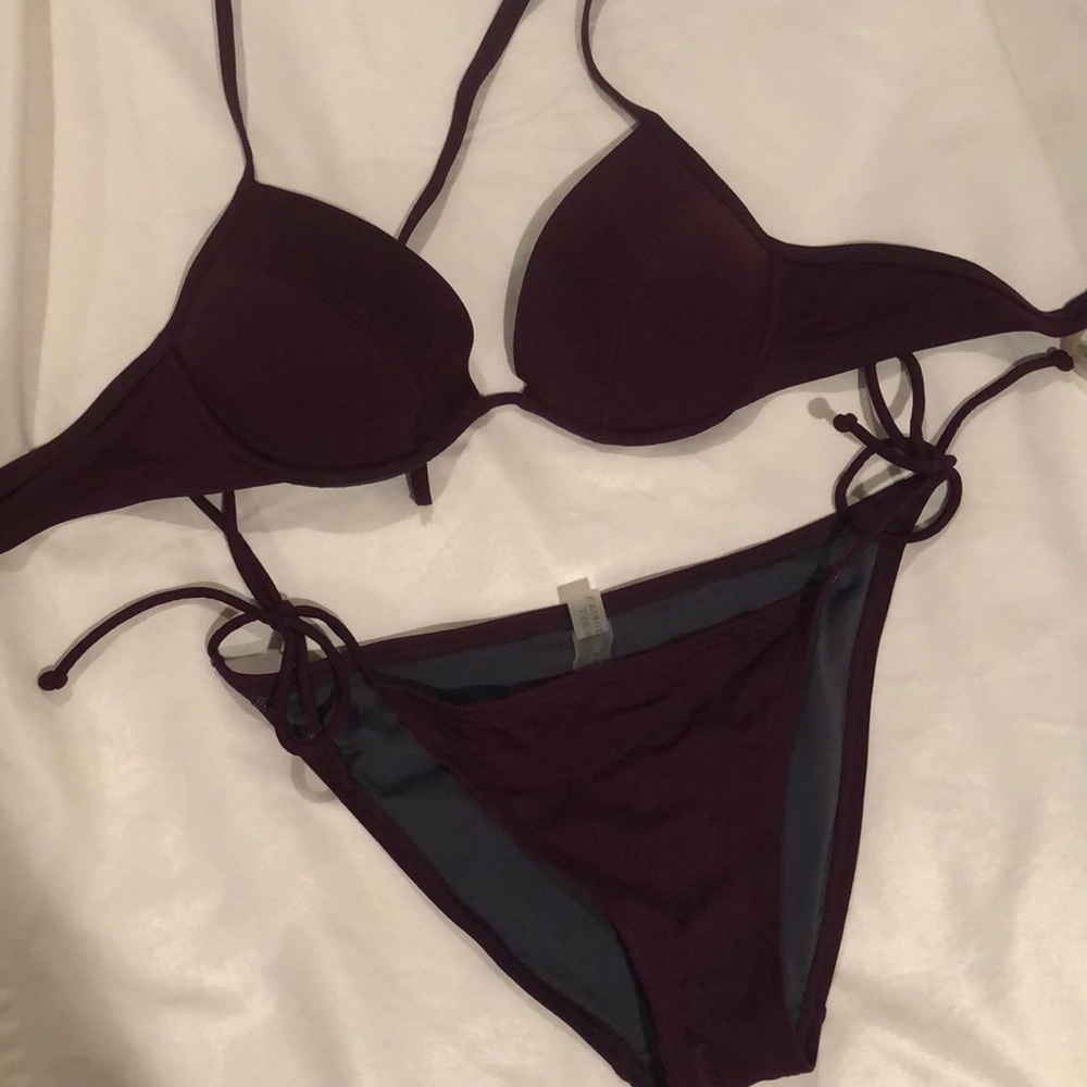 Victoria’s Secret Plum suit